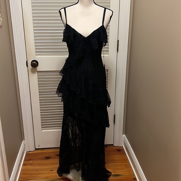 Ronny Kobo Janell Lace Dress in Black, Size 4 - Picture 4 of 17
